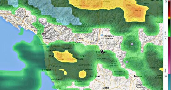 Codice giallo, rischio neve e pioggia