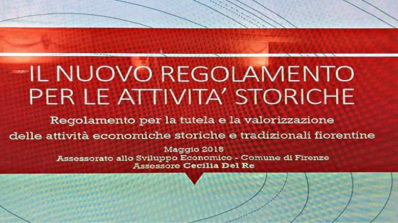 Nuovo regolamento per la tutela delle attività storiche