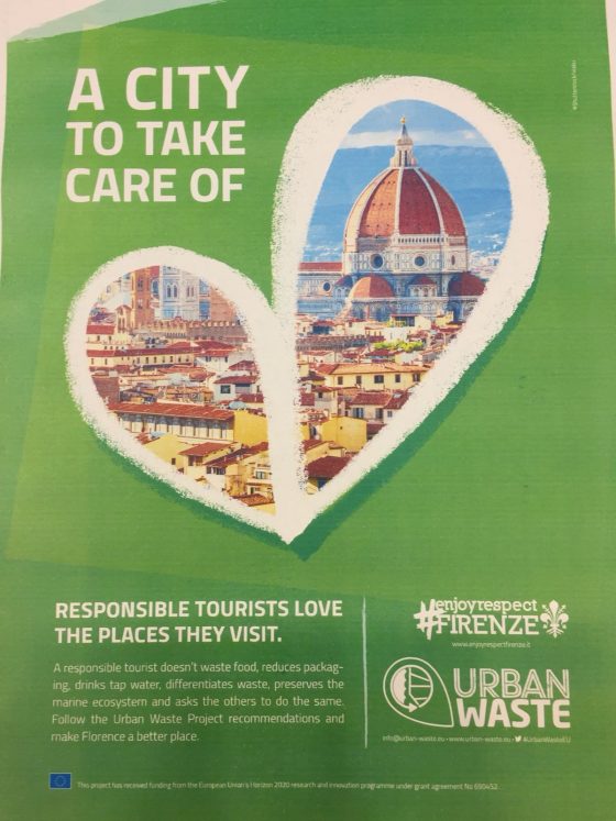 Arrivano a Firenze, prima in Italia, le azioni antispreco di Urban waste