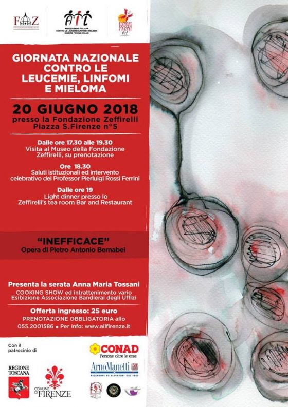 Fondazione Zeffirelli ospita Giornata contro leucemie: Ail Firenze sceglie opera Bernabei per rappresentare il momento