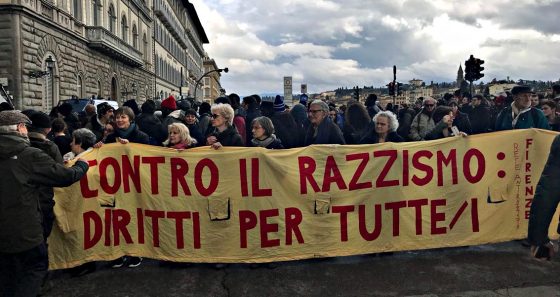 Antirazzismo: il 27 giugno la manifestazione pubblica di Firenze