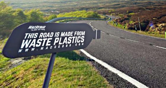 Plastica riciclata per pavimentare strade?