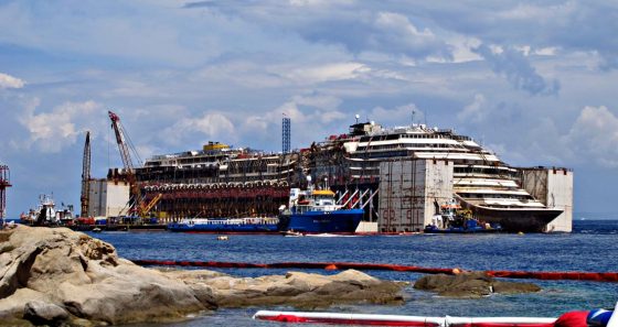 Concordia, Arpat: prosegue il recupero ambientale dei fondali