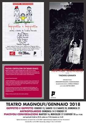 “Piacevoli conversazioni” con Tindaro Granata al Teatro Magnolfi (Po)