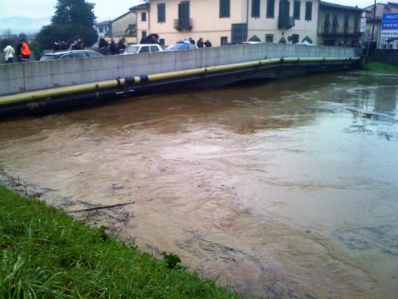 Maltempo: Bisenzio e Ombrone Pistoiese sopra prima soglia