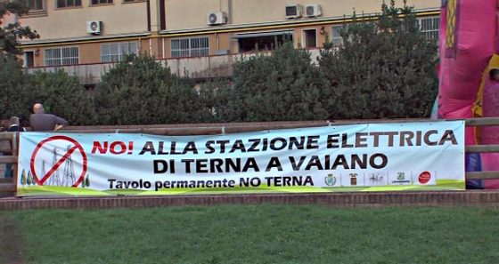 Stazione Terna a Vaiano, non si farà