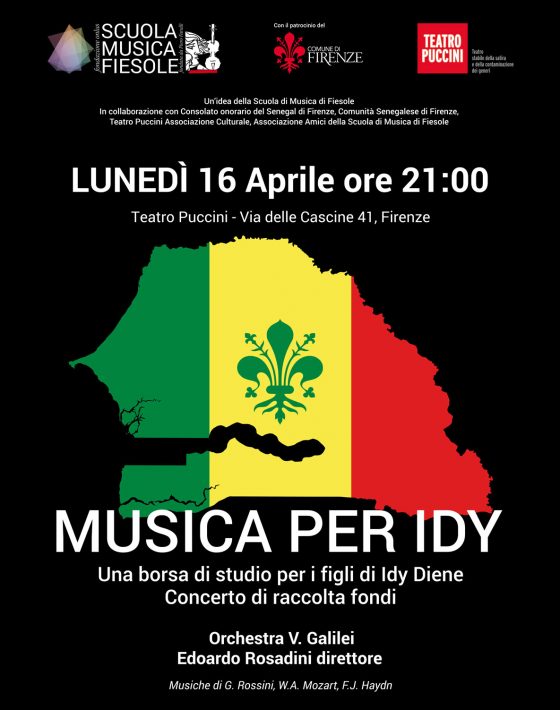 Firenze, un concerto in ricordo di Idy Diene