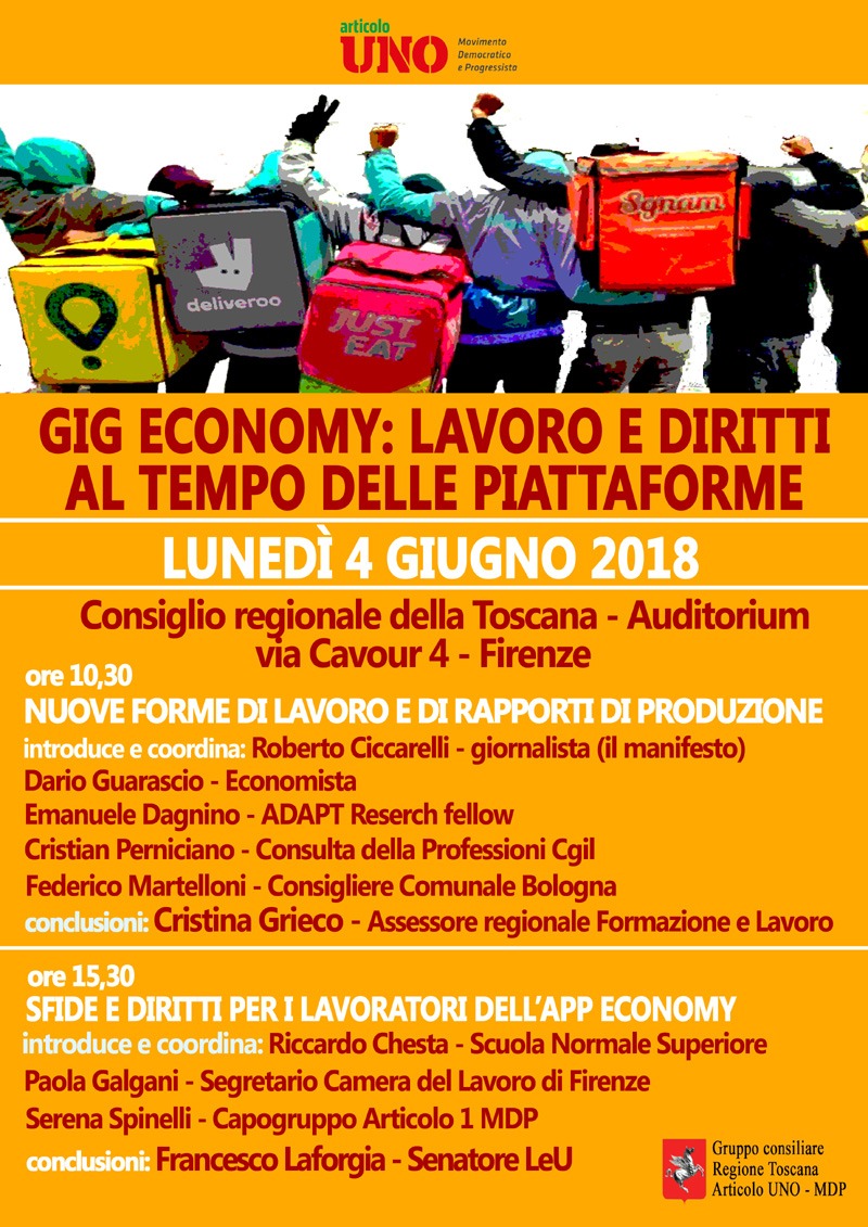 Gig Economy: lavoro e diritti al tempo delle piattaforme