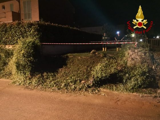 Bomba d’acqua nel Senese, due frane  a Sovicille
