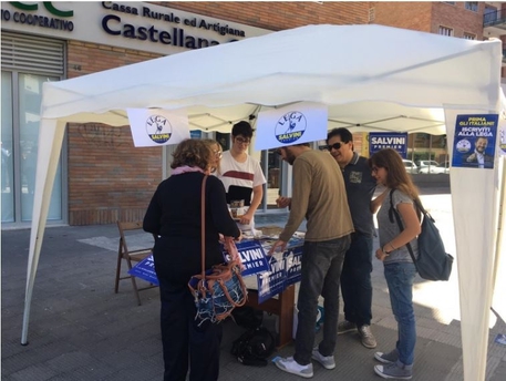 Gazebo Lega (foto archivio)