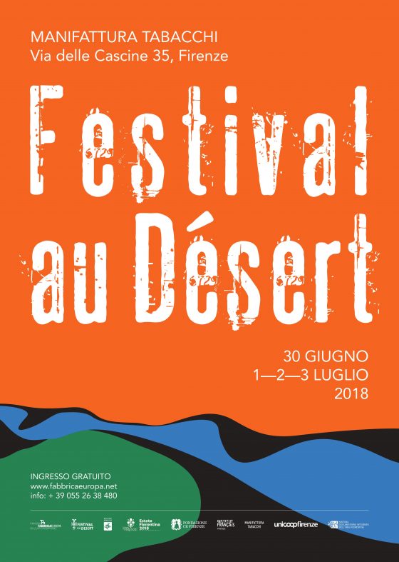 Dal 30 giugno al 3 luglio il Festival au Désert 2018 a Firenze