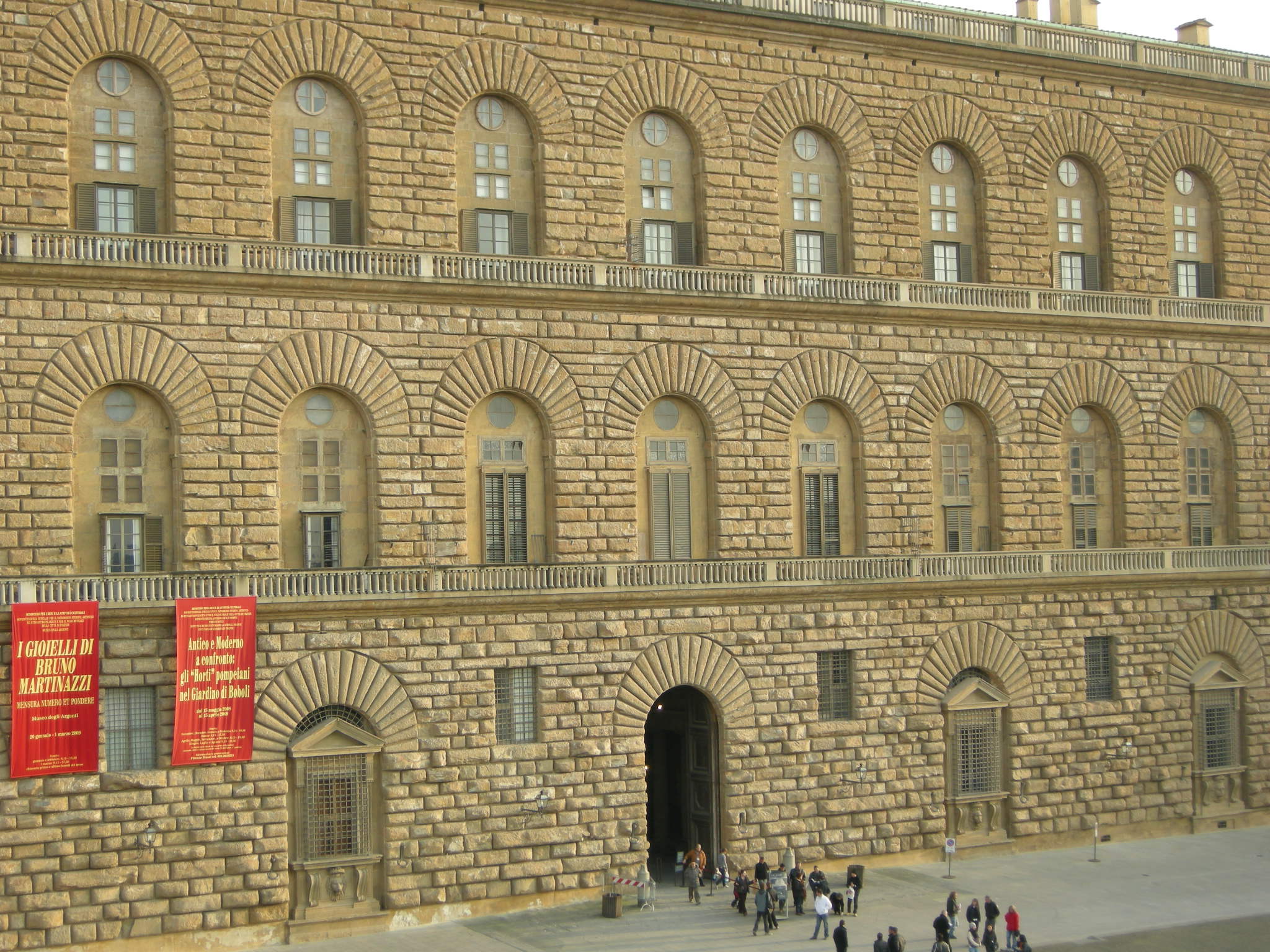 Cortile ammannati lavori