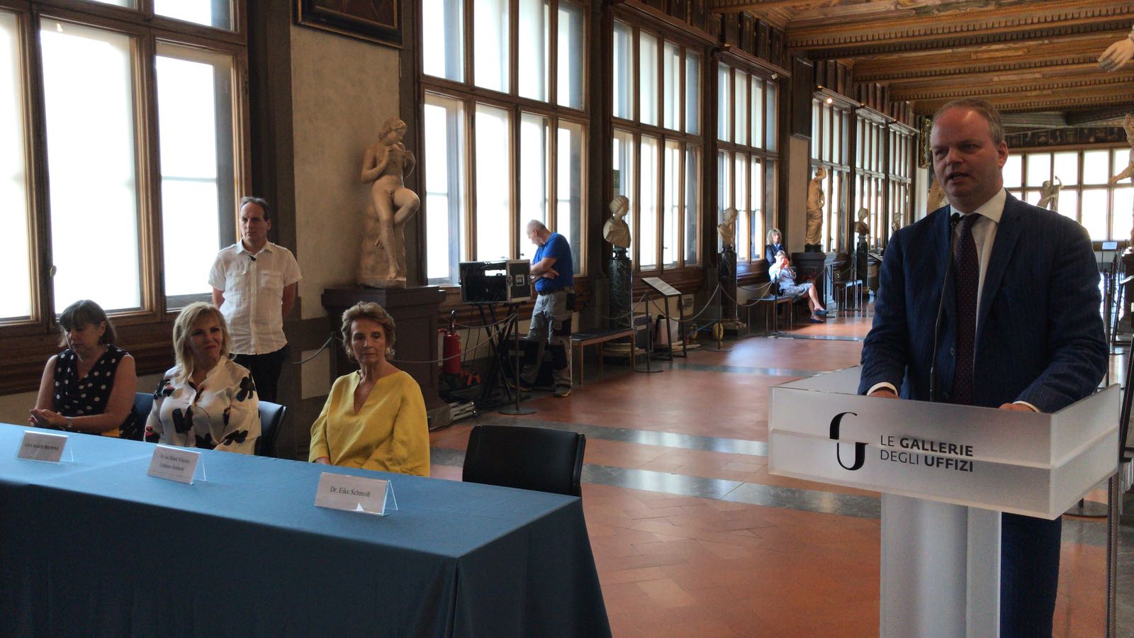 Uffizi, inaugurata nuova Sala di Leonardo