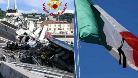 Crollo Genova: il Gonfalone della Toscana ai funerali di Stato