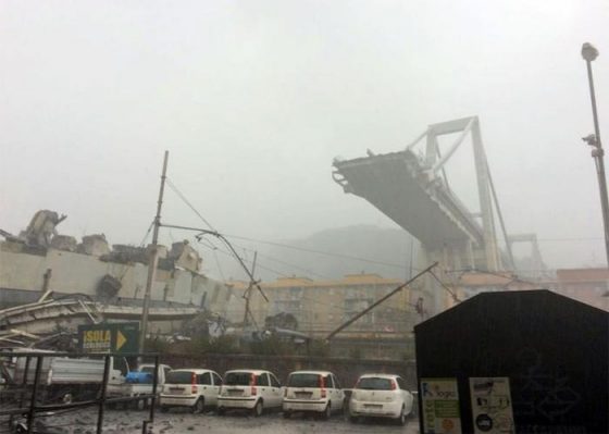 Crollo ponte Genova: inviati soccorsi dalla Toscana