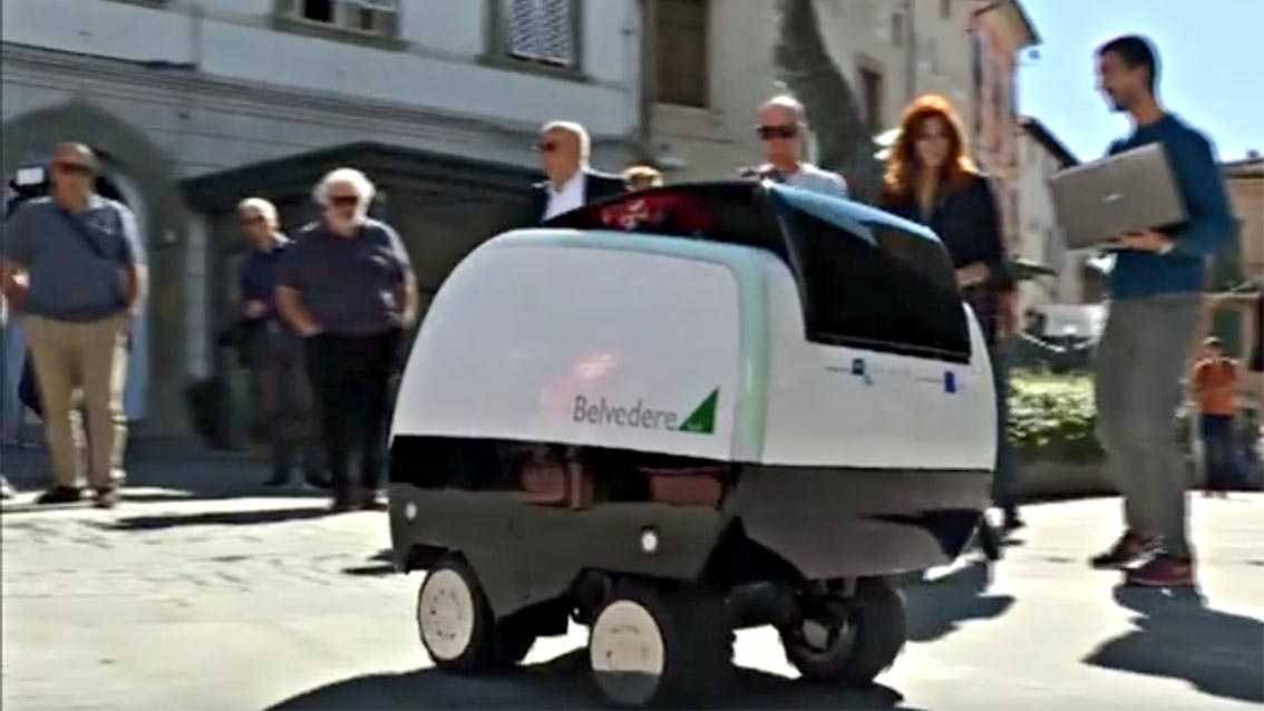 Peccioli: entra in servizio primo robot per spesa