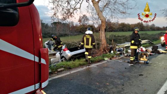 Muore in un incidente stradale alla Vigilia di Natale