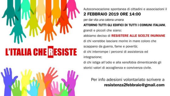 L’Italia che resiste: a Firenze il 2 febbraio sotto Palazzo Vecchio