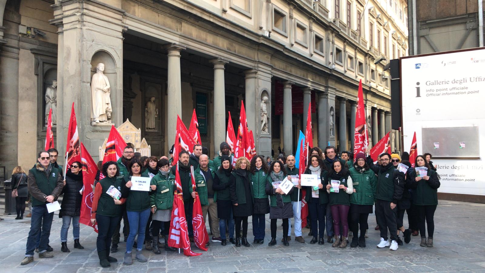 Sciopero addetti servizi Musei Fiorentini