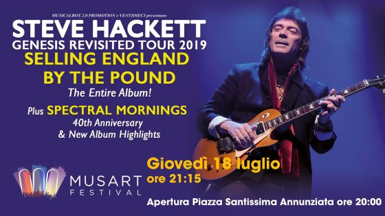 Steve Hackett al Musart Festival Firenze