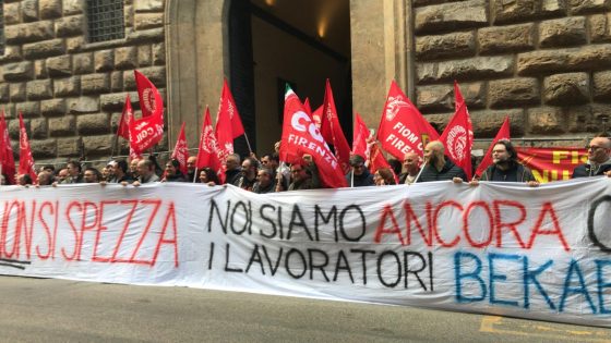 Bekaert: presidio Fiom a Firenze