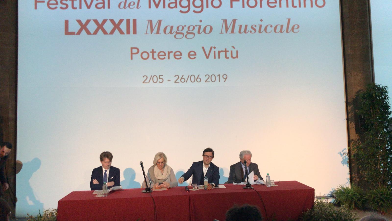 la presentazione del Maggio musicale Fiorentino 2019