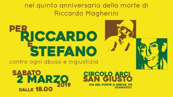 Serata ricordo Magherini 5 anni dopo la morte