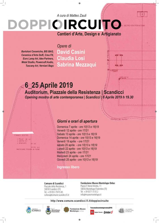 “Doppio Circuito, Cantieri d’Arte, Design e Artigianato” apre a Scandicci