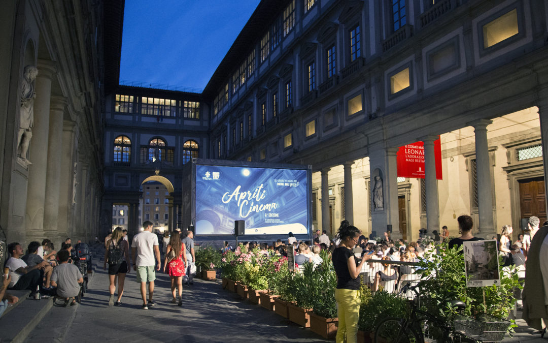 Torna Apriti Cinema nel piazzale degli Uffizi