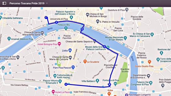 Toscana Pride, oggi alle 16:00, Pisa, via Benedetto Croce