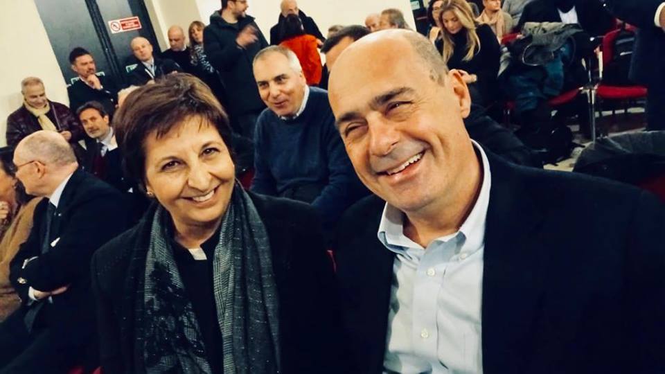 Pd: Rosa Maria §Di Giorgi e Nicola Zingaretti