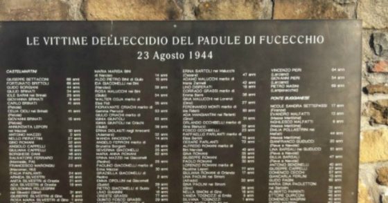 Stragi naziste: Rossi a cerimonia eccidio Padule Fucecchio