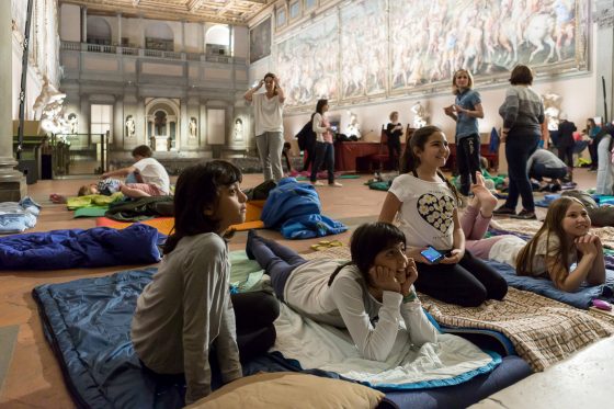 Una notte al Museo: in sacco a pelo nel Salone dei Cinquecento