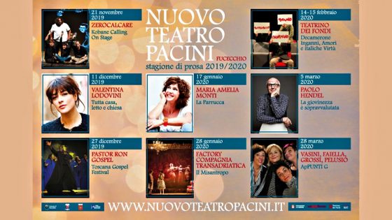 VI edizione della Stagione Teatro Pacini di Fucecchio