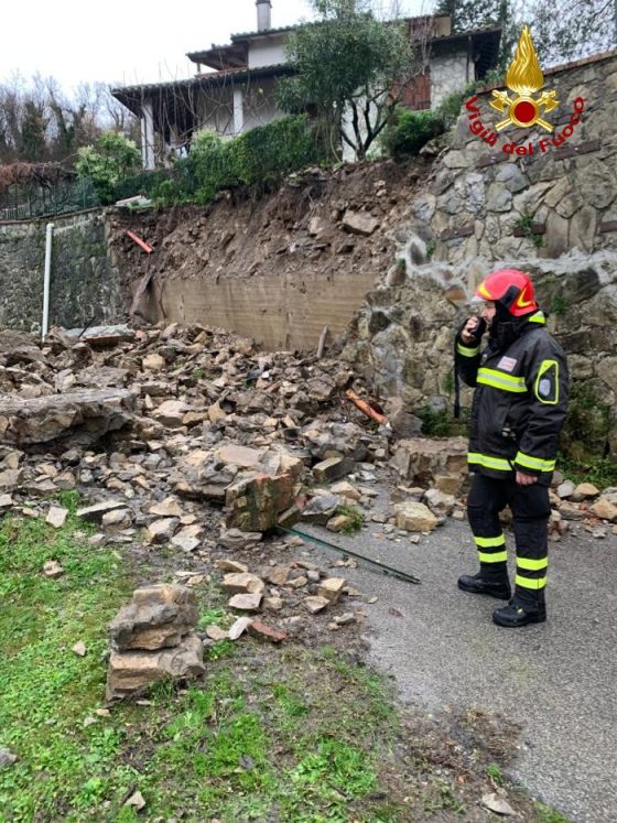 Maltempo: nel Fiorentino fiumi ingrossati e frane