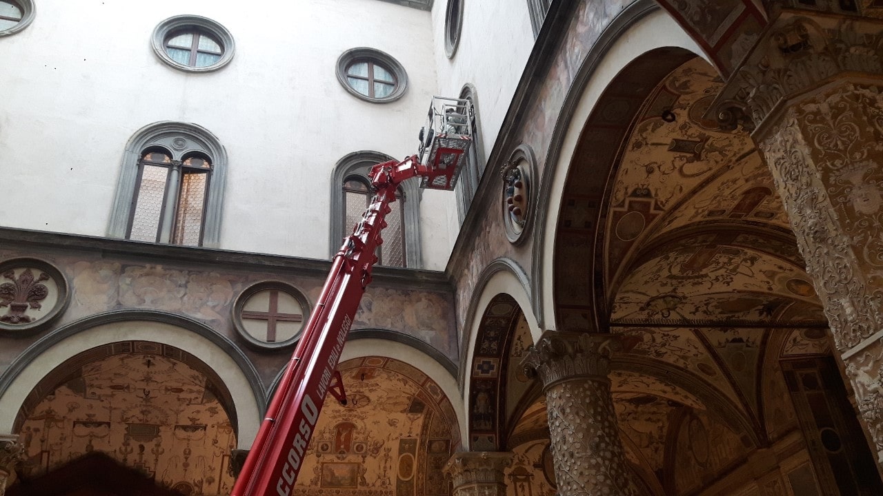 Al via la manutenzione programmata del Cortile di Michelozzo