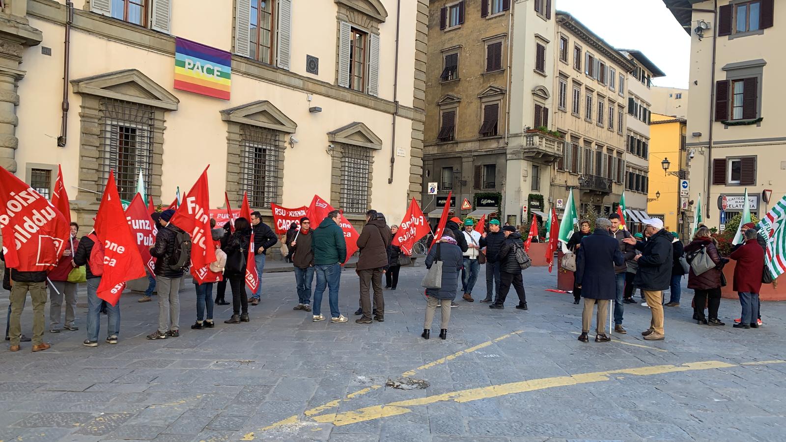 protesta dipendenti careggi