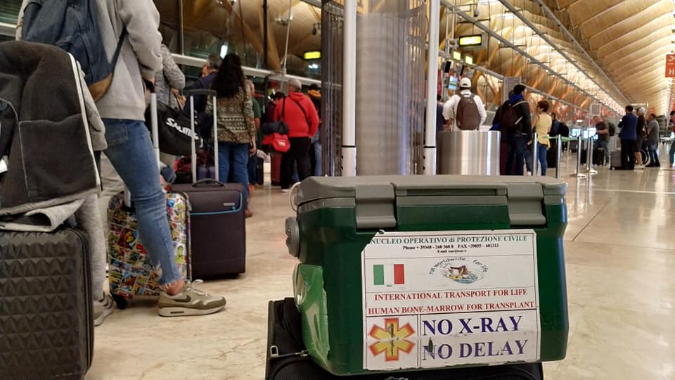 il trasporto di midollo spinale è un'operazione molto delicata