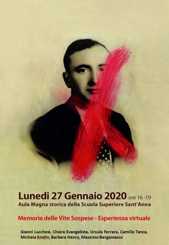 Alla Scuola Sant’Anna “Memoria delle Vite Sospese”, esperienza virtuale per ‘Giorno della Memoria’