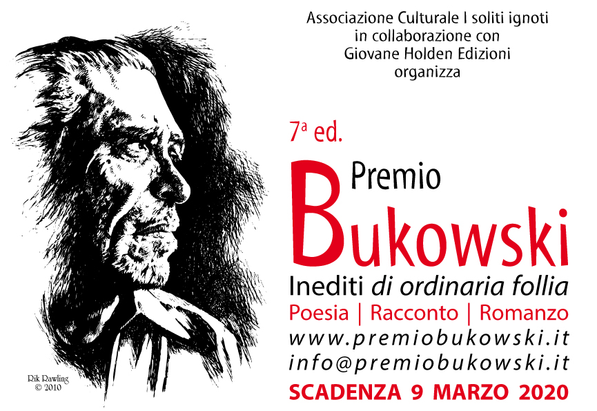 Sono aperte le iscrizioni per il “Premio Letterario Nazionale Bukowski”