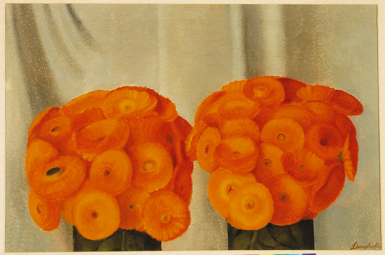 “Fiori (Dalie)” di Antonio Donghi