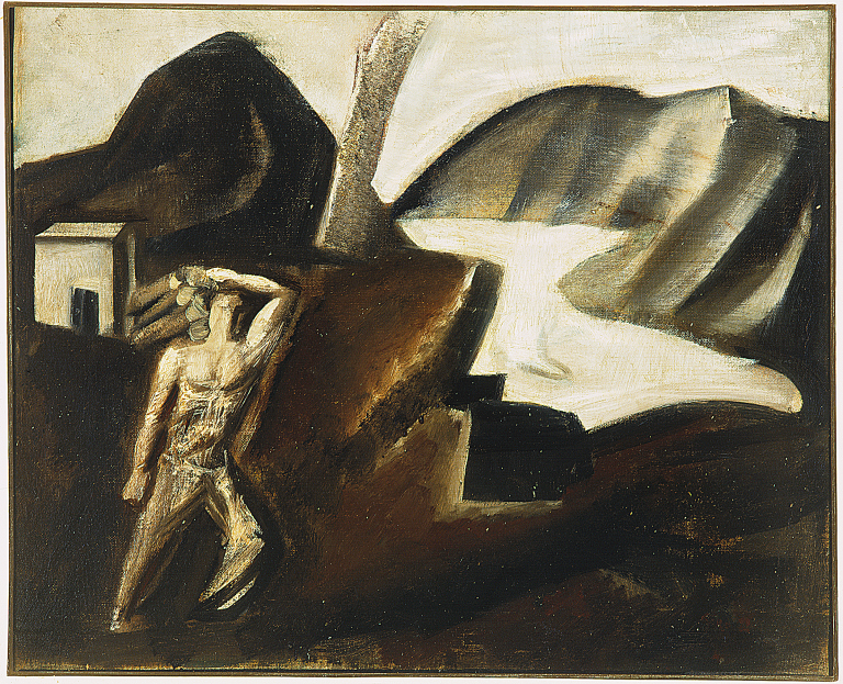 “Lago di montagna”, di Mario Sironi