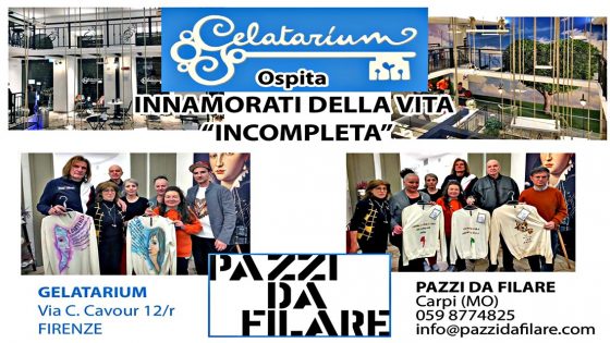 “Pazzi da filare”, filati, poesia… e gelati
