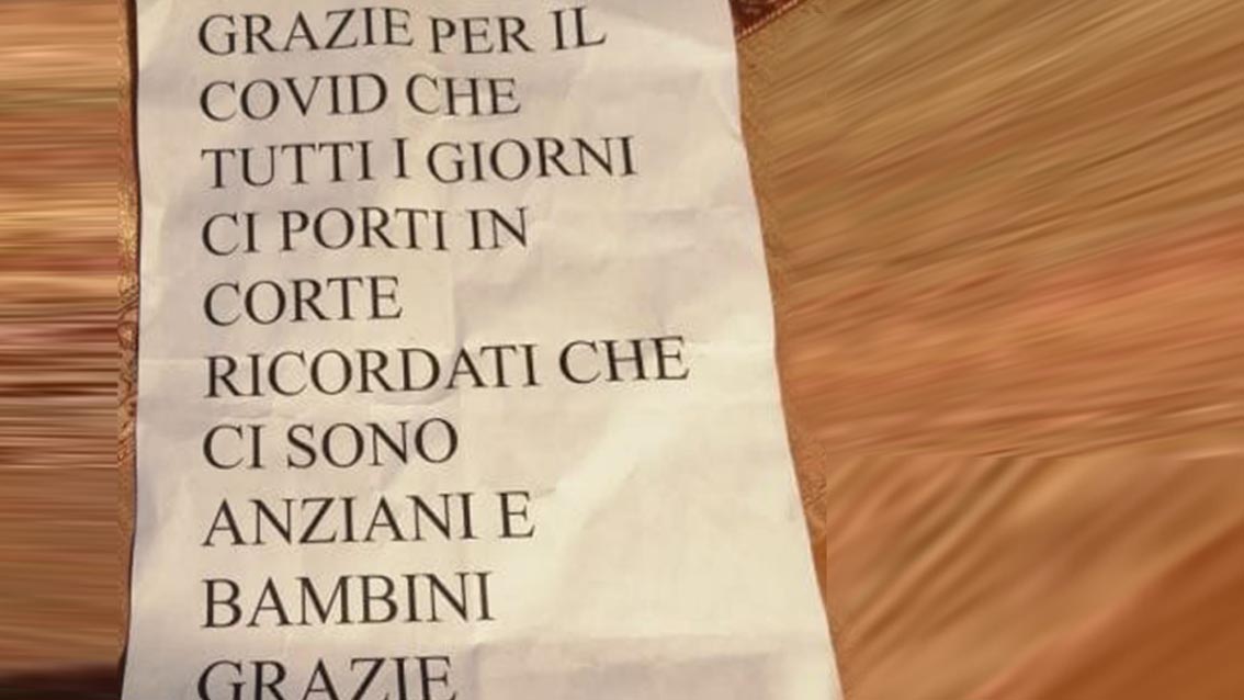 Grazie per il Covid