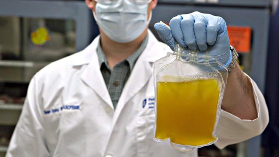Studio toscano scelto da Aifa e Iss per Plasmaterapia