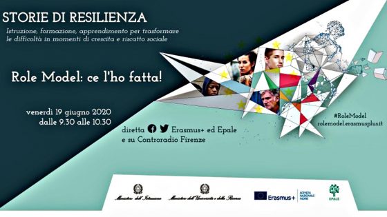 Erasmus, Epale e Controradio, presentano: “Role model: ce l’ho fatta! – Storie di resilienza”