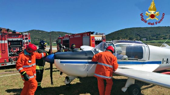 Aereo da turismo finisce fuori pista all’Isola d’Elba