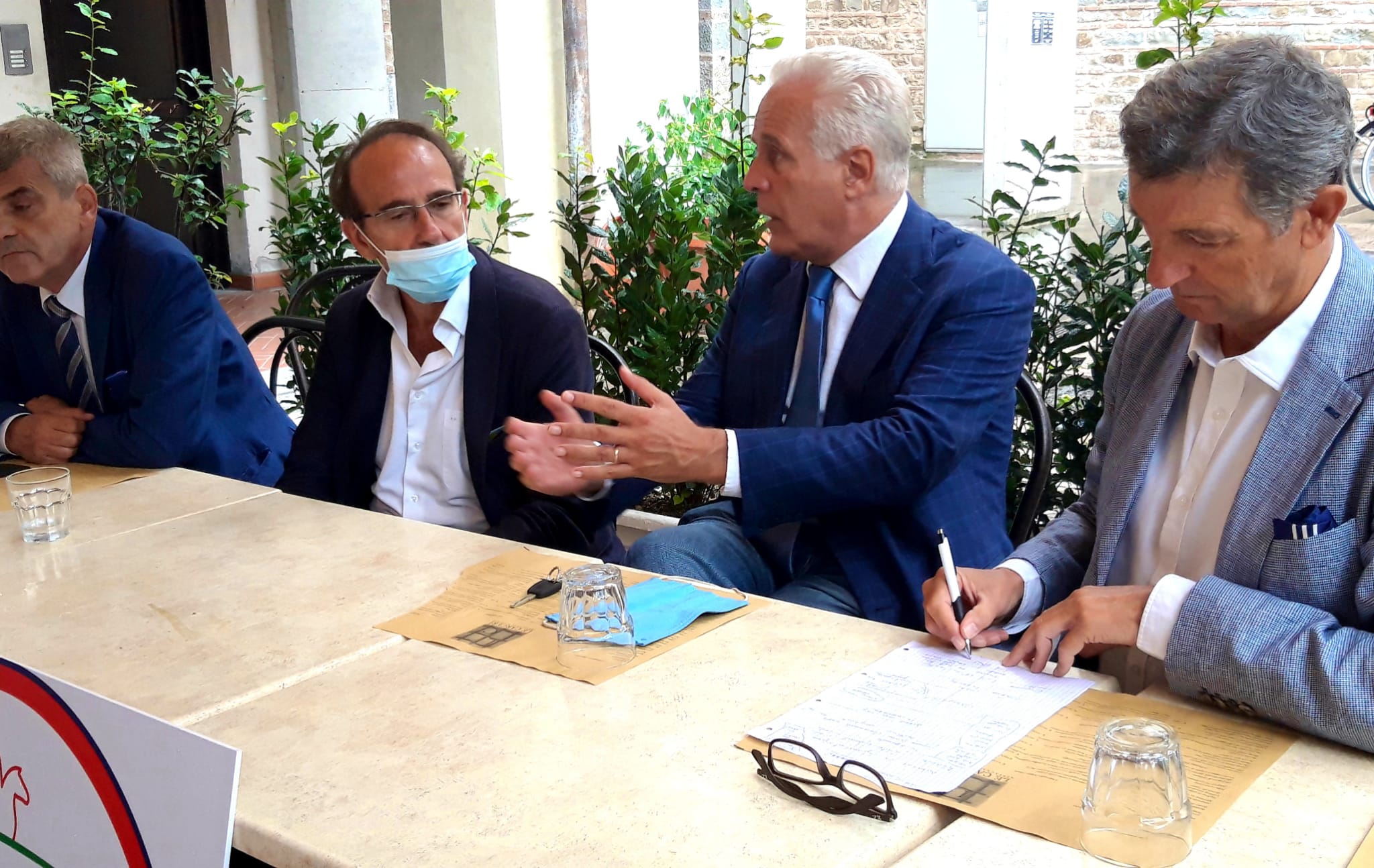 Nencini e Giani alla presentazione della lista 'Orgoglio Toscana'