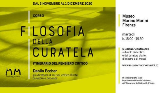 “Filosofia della Curatela”: cinque lezioni con Danilo Eccher al Museo Marini di Firenze