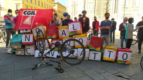 Rider, siglato primo accordo toscano tra Nidil Cgil e piattaforma Tadan